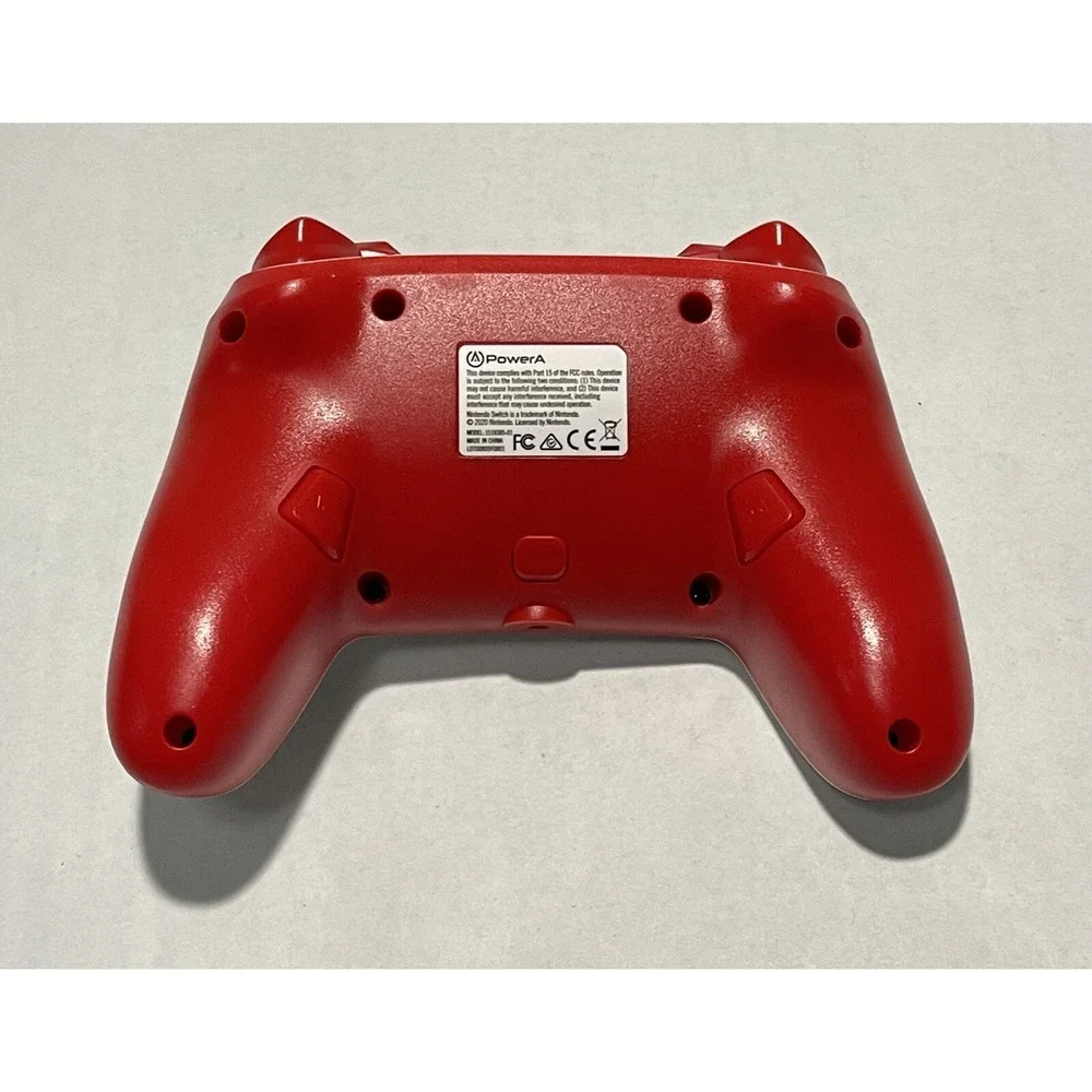 PowerA‎ Enhanced Wireless Controller Nintendo Switch OS Mario White Red 1511365